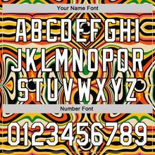 Загрузить изображение в средство просмотра галереи, Custom Orange White-Black 3D Pattern Design Black History Month Authentic Baseball Jersey