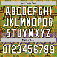 Загрузить изображение в средство просмотра галереи, Custom Olive White-Black 3D Pattern Design Black History Month Authentic Salute To Service Baseball Jersey