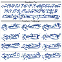 Загрузить изображение в средство просмотра галереи, Custom White Royal Pinstripe Royal 3D Love Heart Valentine's Day Authentic Baseball Jersey