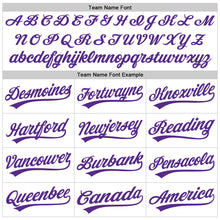 Загрузить изображение в средство просмотра галереи, Custom White Purple 3D Pancreatic Cancer Ribbon Authentic Baseball Jersey