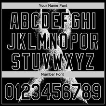 Загрузить изображение в средство просмотра галереи, Custom Black White 3D Skin Cancer Ribbon Authentic Baseball Jersey