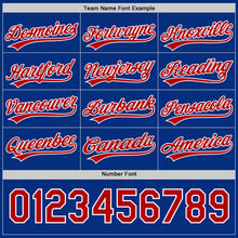 Загрузить изображение в средство просмотра галереи, Custom Royal Red-White 3D Funny Christmas Authentic Baseball Jersey