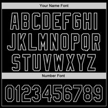 Charger l'image dans la galerie, Custom Black White 3D Funny Christmas Authentic Baseball Jersey