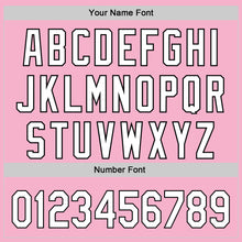 Загрузить изображение в средство просмотра галереи, Custom Light Pink White-Black 3D Love Heart Valentine's Day Authentic Baseball Jersey