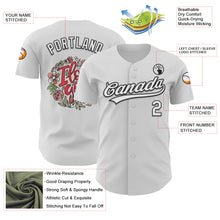 Загрузить изображение в средство просмотра галереи, Custom White Black 3D Love Valentine's Day Authentic Baseball Jersey