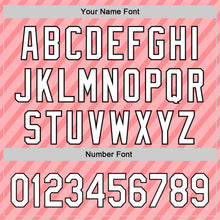 Загрузить изображение в средство просмотра галереи, Custom Medium Pink White-Black 3D Love Heart Valentine's Day Authentic Baseball Jersey