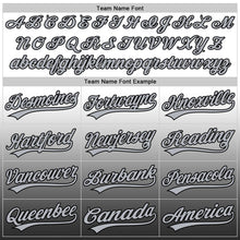 Загрузить изображение в средство просмотра галереи, Custom White Gray-Black 3D Brain Cancer Ribbon Authentic Baseball Jersey