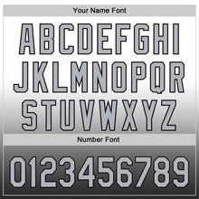 Загрузить изображение в средство просмотра галереи, Custom White Gray-Black 3D Brain Cancer Ribbon Authentic Baseball Jersey