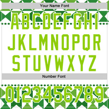 Загрузить изображение в средство просмотра галереи, Custom White Neon Green 3D Gallbladder And Bile Duct Cancer Ribbon Authentic Baseball Jersey