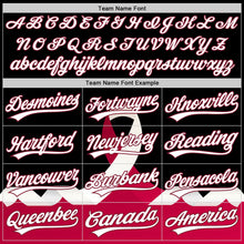 Загрузить изображение в средство просмотра галереи, Custom Black White-Crimson 3D Head And Neck Cancer Ribbon Authentic Baseball Jersey