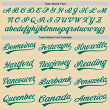 Загрузить изображение в средство просмотра галереи, Custom Cream Kelly Green-White 3D Liver Cancer Ribbon Authentic Baseball Jersey