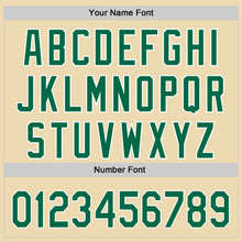 Загрузить изображение в средство просмотра галереи, Custom Cream Kelly Green-White 3D Liver Cancer Ribbon Authentic Baseball Jersey