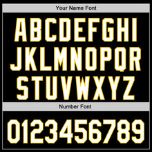 Загрузить изображение в средство просмотра галереи, Custom Black White-Yellow 3D Childhood Cancer Gold Ribbon Authentic Baseball Jersey