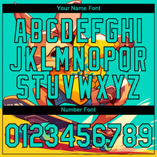 Загрузить изображение в средство просмотра галереи, Custom Aqua Black 3D Pattern Design Extreme Sport Cartoon Animal Kangaroo Skateboarding Performance T-Shirt