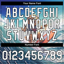 Laden Sie das Bild in den Galerie-Viewer, Custom Sky Blue White-Black 3D Pattern Design Extreme Sport Cartoon Animal Lion Surfing Performance T-Shirt