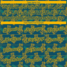 Загрузить изображение в средство просмотра галереи, Custom Midnight Green Gold 3D Pattern Design Machine Excavator Labor Day Performance T-Shirt