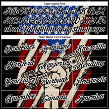 Laden Sie das Bild in den Galerie-Viewer, Custom Black White 3D Pattern Design American Flag Tool Wrench Labor Day Performance T-Shirt