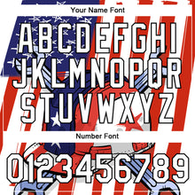 Laden Sie das Bild in den Galerie-Viewer, Custom Red Blue-Black 3D Pattern Design American Flag Tool Wrench Labor Day Performance T-Shirt