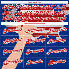 Загрузить изображение в средство просмотра галереи, Custom Royal Red-White 3D Pattern Design American Flag Tool Hammer Labor Day Performance T-Shirt