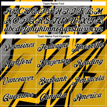 Laden Sie das Bild in den Galerie-Viewer, Custom Gold Black-White 3D Esports Performance T-Shirt