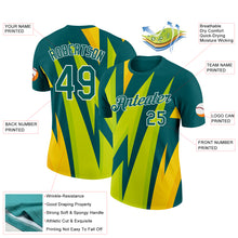 Загрузить изображение в средство просмотра галереи, Custom Midnight Green White 3D Esports Performance T-Shirt