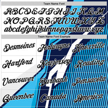 Laden Sie das Bild in den Galerie-Viewer, Custom Navy Black-White 3D Esports Performance T-Shirt