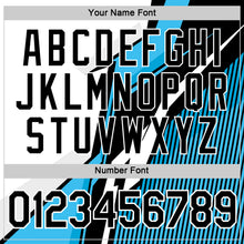 Laden Sie das Bild in den Galerie-Viewer, Custom Navy Black-White 3D Esports Performance T-Shirt