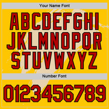 Laden Sie das Bild in den Galerie-Viewer, Custom Yellow Red City Cream-Black 3D Esports Performance T-Shirt