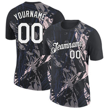 Load image into Gallery viewer, Custom Black White-Light Pink 3D Esports Performance T-Shirt