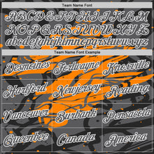 Charger l'image dans la galerie, Custom Black Steel Gray-Bay Orange 3D Esports Performance T-Shirt