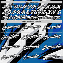 Load image into Gallery viewer, Custom Black White-Blue 3D Esports Performance T-Shirt