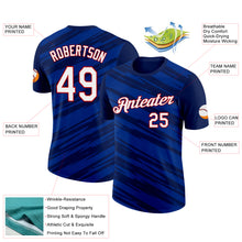 Laden Sie das Bild in den Galerie-Viewer, Custom Navy Royal-Red 3D Esports Performance T-Shirt