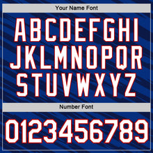 Laden Sie das Bild in den Galerie-Viewer, Custom Navy Royal-Red 3D Esports Performance T-Shirt