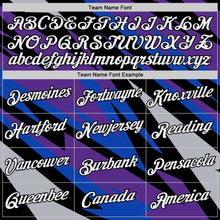 Загрузить изображение в средство просмотра галереи, Custom Black Purple-Thunder Blue 3D Esports Performance T-Shirt