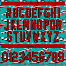 Загрузить изображение в средство просмотра галереи, Custom Aqua Red-Black 3D Pattern Design Sailing Cruise Ship Columbus Day Performance T-Shirt