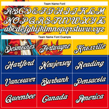 Laden Sie das Bild in den Galerie-Viewer, Custom Gold Royal Fire Red-Black 3D Pattern Design Sailing Columbus Day Performance T-Shirt