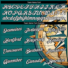 Charger l'image dans la galerie, Custom Teal White-Black 3D Pattern Design Sailing Ship Compass Columbus Day Performance T-Shirt