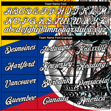 Load image into Gallery viewer, Custom Gold Royal Red-Black 3D Pattern Design Sailing Ship Columbus Day Colombian Flag Performance T-Shirt