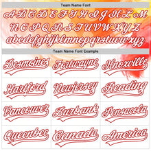 Laden Sie das Bild in den Galerie-Viewer, Custom White Red 3D Pattern Design Mother's Day Family Love Authentic Baseball Jersey