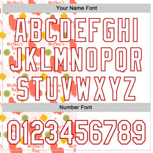 Laden Sie das Bild in den Galerie-Viewer, Custom White Red 3D Pattern Design Mother's Day Love Authentic Baseball Jersey