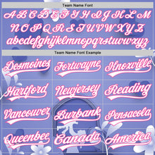 Laden Sie das Bild in den Galerie-Viewer, Custom Light Purple White-Pink 3D Pattern Design Mother's Day Family Love Authentic Baseball Jersey