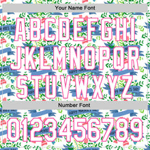 Laden Sie das Bild in den Galerie-Viewer, Custom White Pink 3D Pattern Design Mother's Day Flower Authentic Baseball Jersey