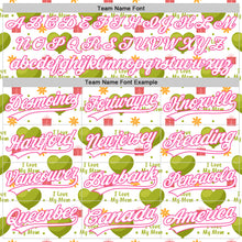 Laden Sie das Bild in den Galerie-Viewer, Custom White Pink 3D Pattern Design Mother's Day Love Authentic Baseball Jersey