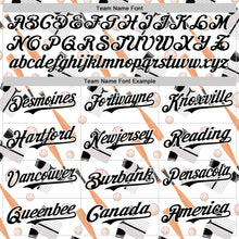 Laden Sie das Bild in den Galerie-Viewer, Custom White Black Comic Doodle Ballgame 3D Pattern Design Authentic Baseball Jersey