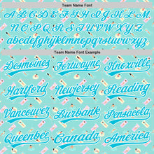 Laden Sie das Bild in den Galerie-Viewer, Custom Ice Blue Lakes Blue-White 3D Hawaii Beach Holiday Authentic Baseball Jersey