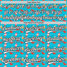 Laden Sie das Bild in den Galerie-Viewer, Custom Lakes Blue White-Black 3D Hawaii Fruit Watermelon And Ice Cream Authentic Baseball Jersey