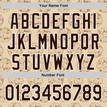 Laden Sie das Bild in den Galerie-Viewer, Custom City Cream Brown-White 3D Pattern Design Foodie Food Snack Chocolate Cookie Authentic Baseball Jersey