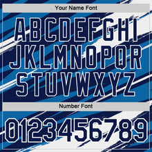 Laden Sie das Bild in den Galerie-Viewer, Custom Navy Blue-White 3D Esports Performance T-Shirt