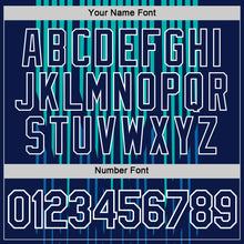 Laden Sie das Bild in den Galerie-Viewer, Custom Navy Blue-Aqua 3D Esports Performance T-Shirt