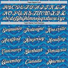 Загрузить изображение в средство просмотра галереи, Custom Blue Royal Lakes Blue-Black 3D Esports Performance T-Shirt